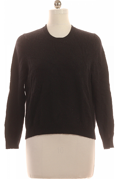 Cashmere Dámský Svetr Kašmírový Černý Second Hand Vel. L