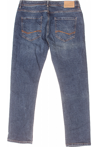 Bershka Pánské Rovné Džíny Modré Vel. 42