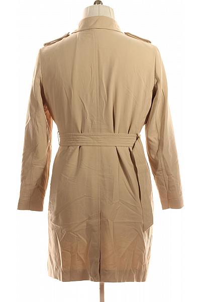 Dámský Kabát Béžový Second hand Vel.  44