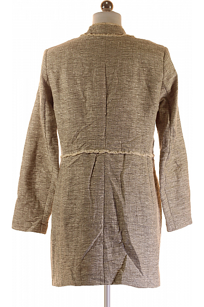 Dámský Kabát Béžový Second hand Vel. 36