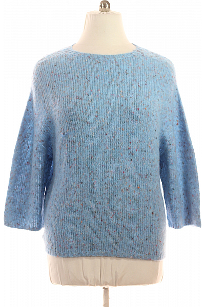 Dámský Svetr Modrý RICH&ROYAL Second Hand Vel. XL