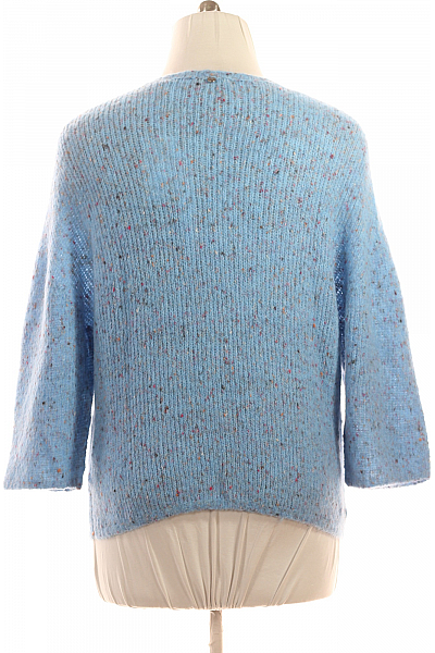 Dámský Svetr Modrý RICH&ROYAL Second hand Vel. XL