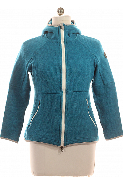 Dámská Mikina Vlněná Modrá GIESSWEIN Second Hand Vel. 42