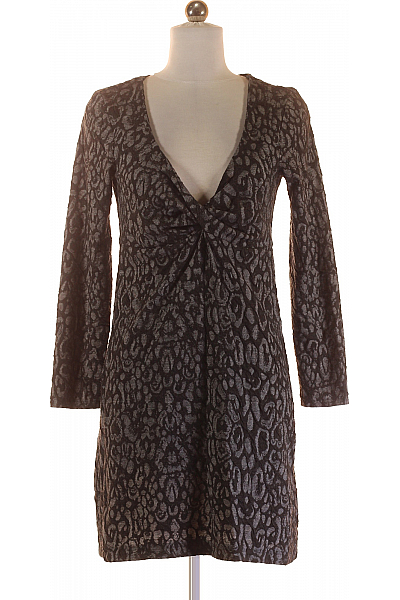  Šaty Pletené Šedé Second Hand