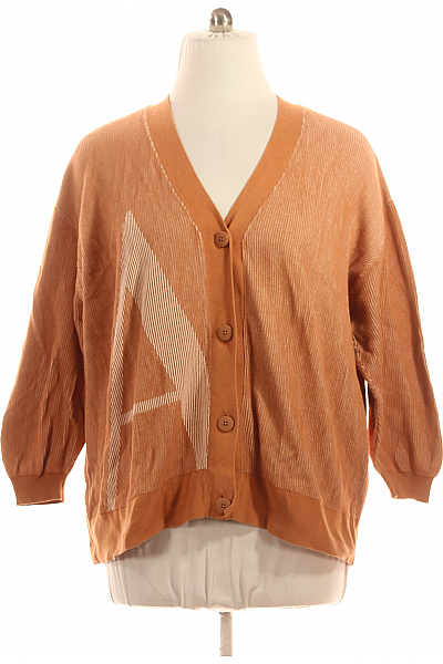 ARMANI Pánský Svetr Hnědý Second Hand Vel. L