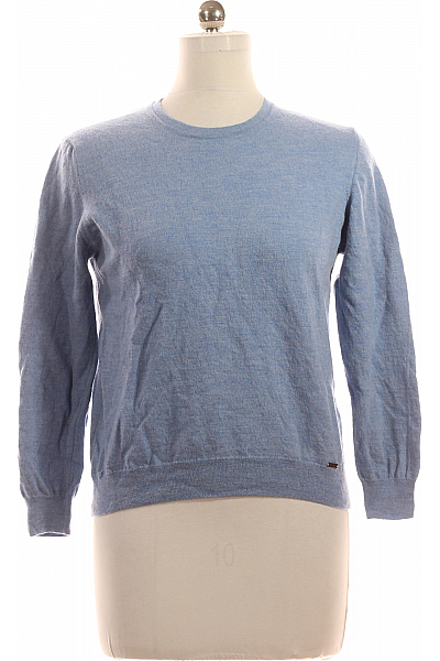 Dámský Svetr Vlněný Modrý OLYMP Vel. M