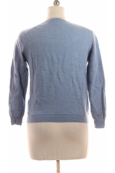 Dámský Svetr Vlněný Modrý OLYMP Vel. M