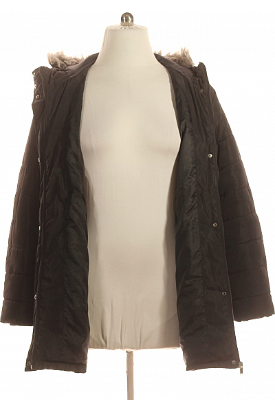 Prošívaná Dámská Bunda Černá Maxi Blue Vel. 52