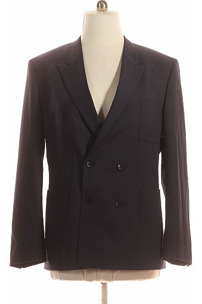 Hugo Boss Pánské Sako Modré Second hand Vel. 54