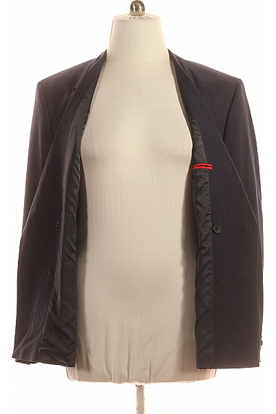 Hugo Boss Pánské Sako Modré Second hand Vel. 54
