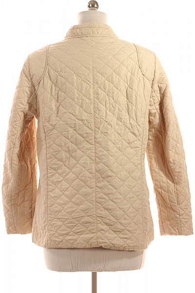 Prošívaná Dámská Bunda Béžová Second hand Vel. 40