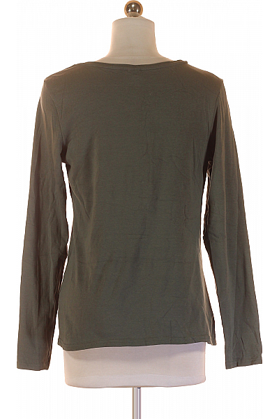 Jednoduché Dámské Tričko Zelené Second hand