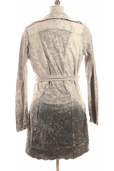 Dámská Bunda Modrá Vel. 38