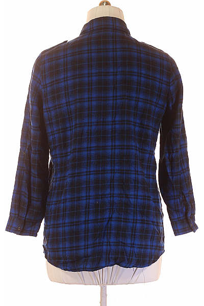 Canda Kostkovaná Dámská Košile Modrá Vel. 44