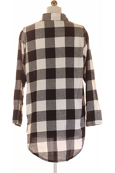 Kostkovaná Dámská Košile Černobílá Shein Second hand Vel. S