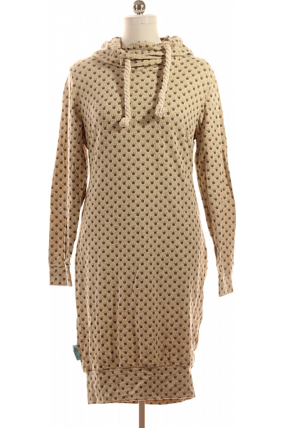  Mikinové Šaty Béžové