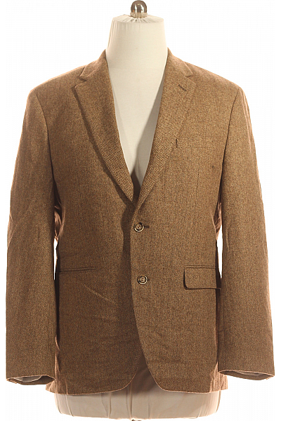 Pánské Sako Hnědé Christian Berg Second Hand Vel. 52