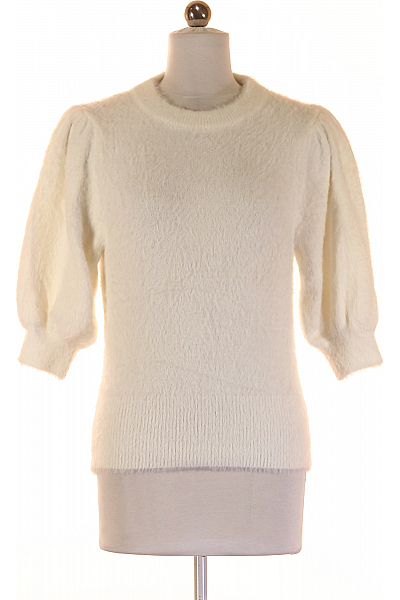  Halenka Pletená Bílá Vel. S