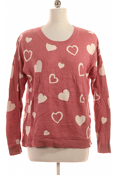 Gina Dámský Svetr Růžový Second Hand Vel. 42