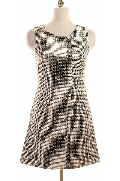 Shein Šaty Černobílé Vel. L