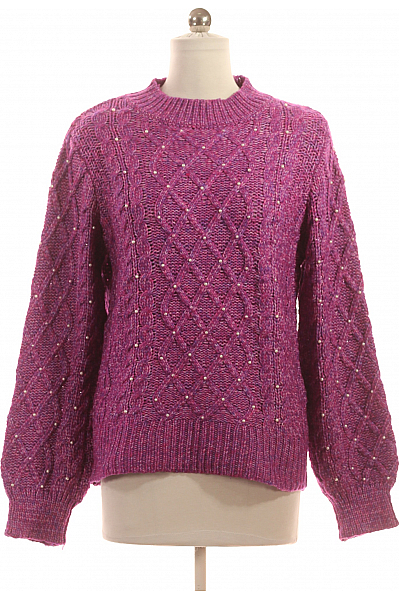 Takko Dámský Pulovr Fialový Vel. S