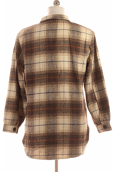 Krátký Dámský Kabát Hnědý Vel. M