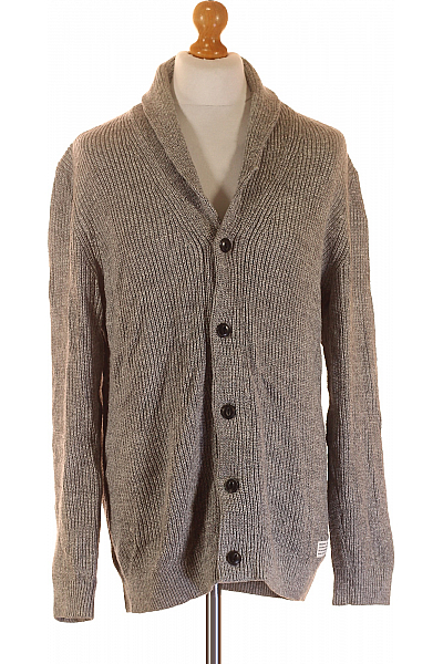 Pánský Cardigan Šedý Vel. M