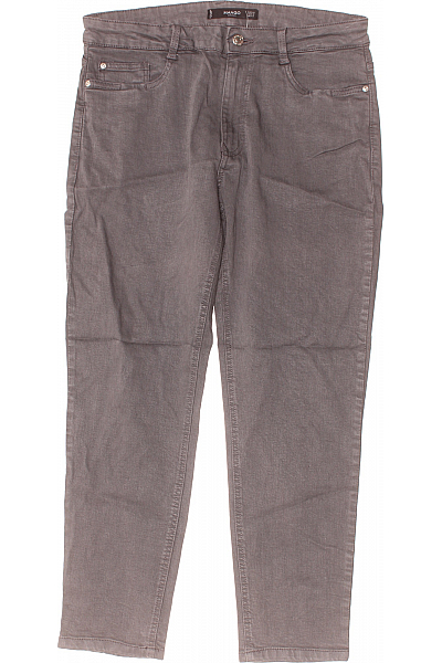 Dámské Kalhoty Šedé MANGO Second Hand Vel. 42