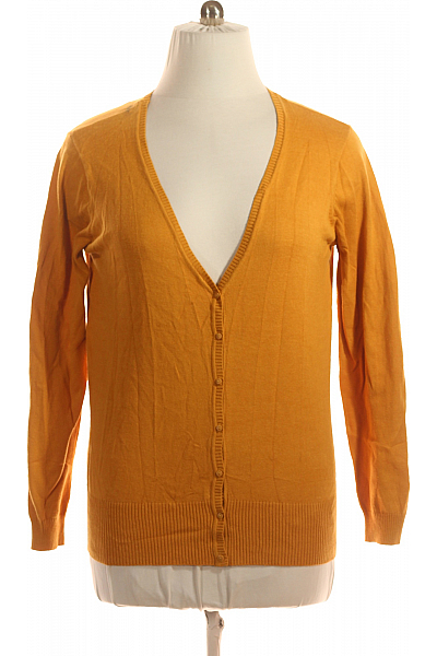 Dámský Cardigan Žlutý Vel. 44