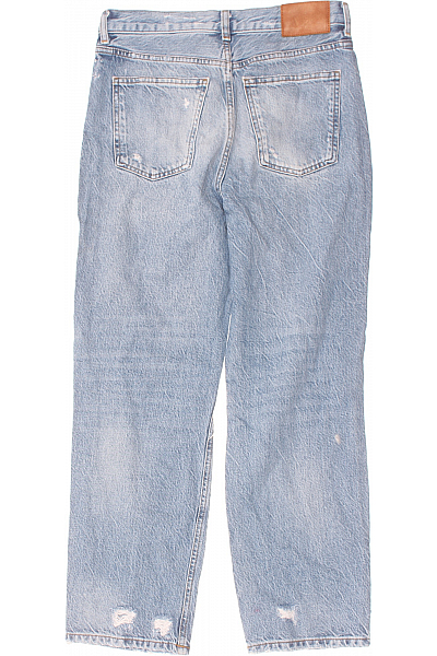 ZARA Roztrhané Dámské Džíny Modré Vel. 38