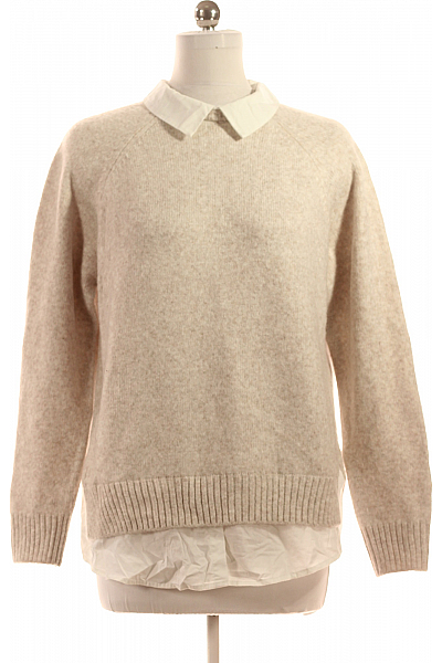 Dámský Pulovr Béžový Primark Second Hand Vel. 40/42