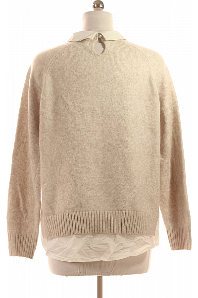 Dámský Pulovr Béžový Primark Second hand Vel. 40/42