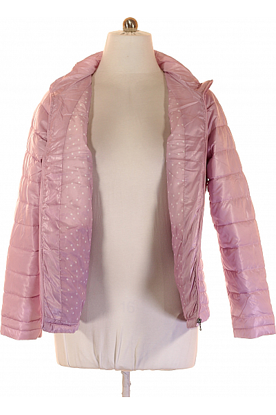 Prošívaná Dámská Bunda Fialová Vel. 46