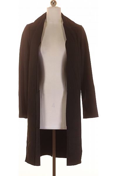 Dámský Kabát Černý ZARA Vel. XS