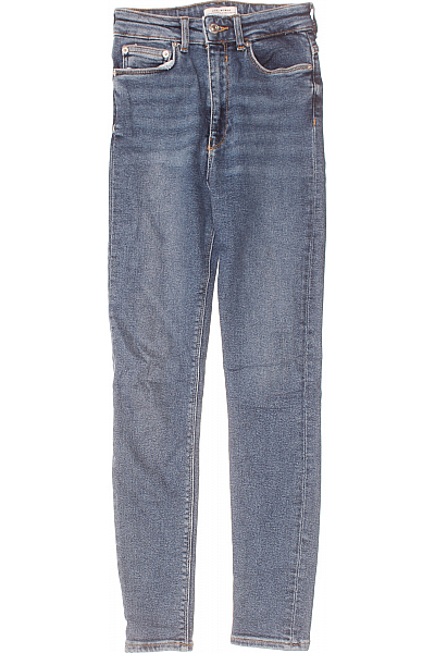 Dámské Džíny Modré ZARA Second Hand Vel. 34