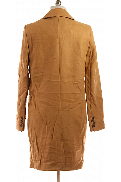 Krátký Dámský Kabát Vlněný Hnědý Canda Vel. 40