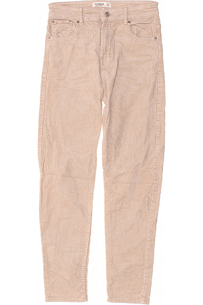 Dámské Kalhoty Béžové PULL&BEAR Vel. 38