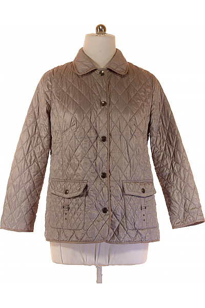 Prošívaná Dámská Bunda Šedá LEBEK Vel. 46