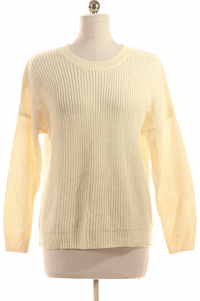 Dámský Pulovr Bílý Vel. 38