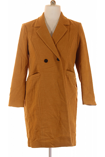 VERO MODA Dámský Dlouhý Kabát Hnědý Vel. XL