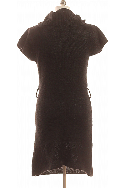  Šaty Pletené Černé Vel. 42