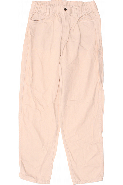 Dámské Kalhoty S Vysokým Sedem Béžové Vel. 40