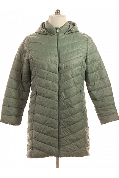 Prošívaná Dámská Bunda Zelená Vel. L