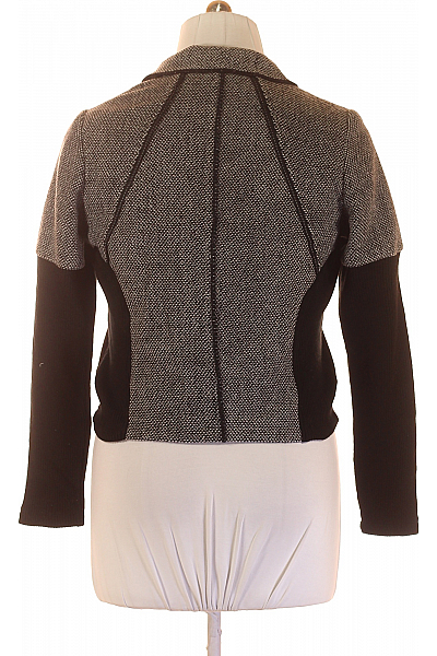 Yest Dámský Kabát Černobílý Vel. 44