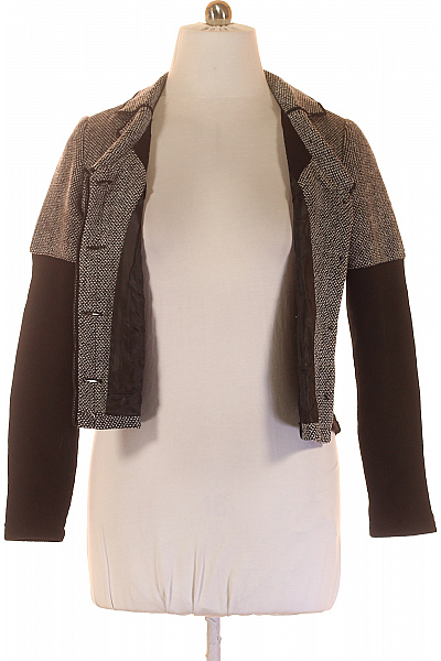 Yest Dámský Kabát Černobílý Vel. 44