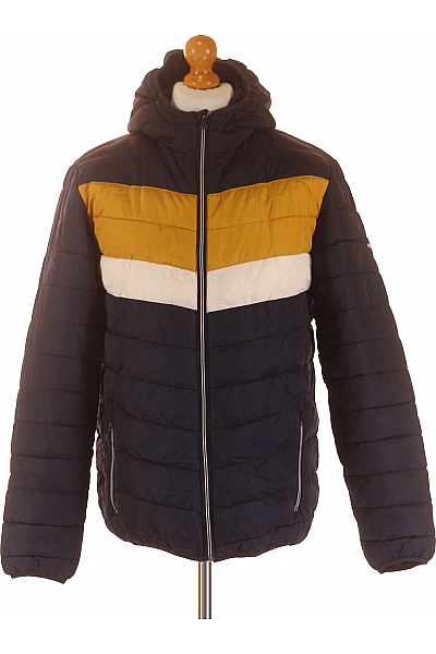 Prošívaná Pánská Bunda Modrá Vel. M