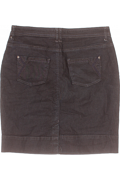 PROMISS Džínová  Sukně Modrá Second hand Vel. 40