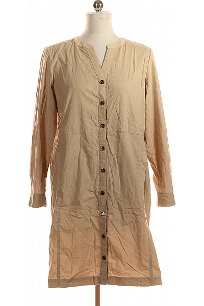 Košilové  Šaty Hnědé Street One Second Hand Vel. 40