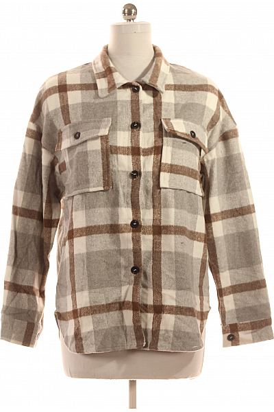 Dámský Kabát Šedý Vel. M