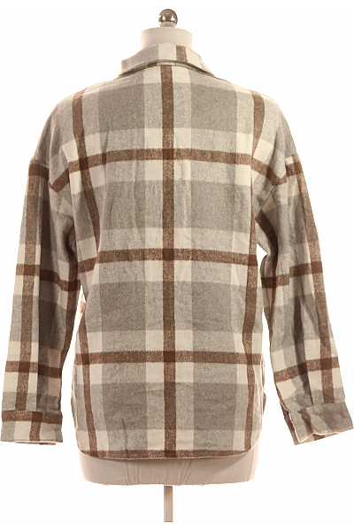 Dámský Kabát Šedý Vel. M